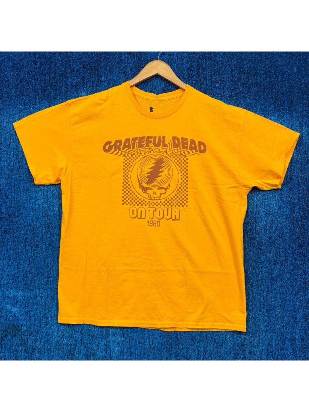 Grateful Dead On Tour 1980 Steal Your Face Baggy Rock Tee L